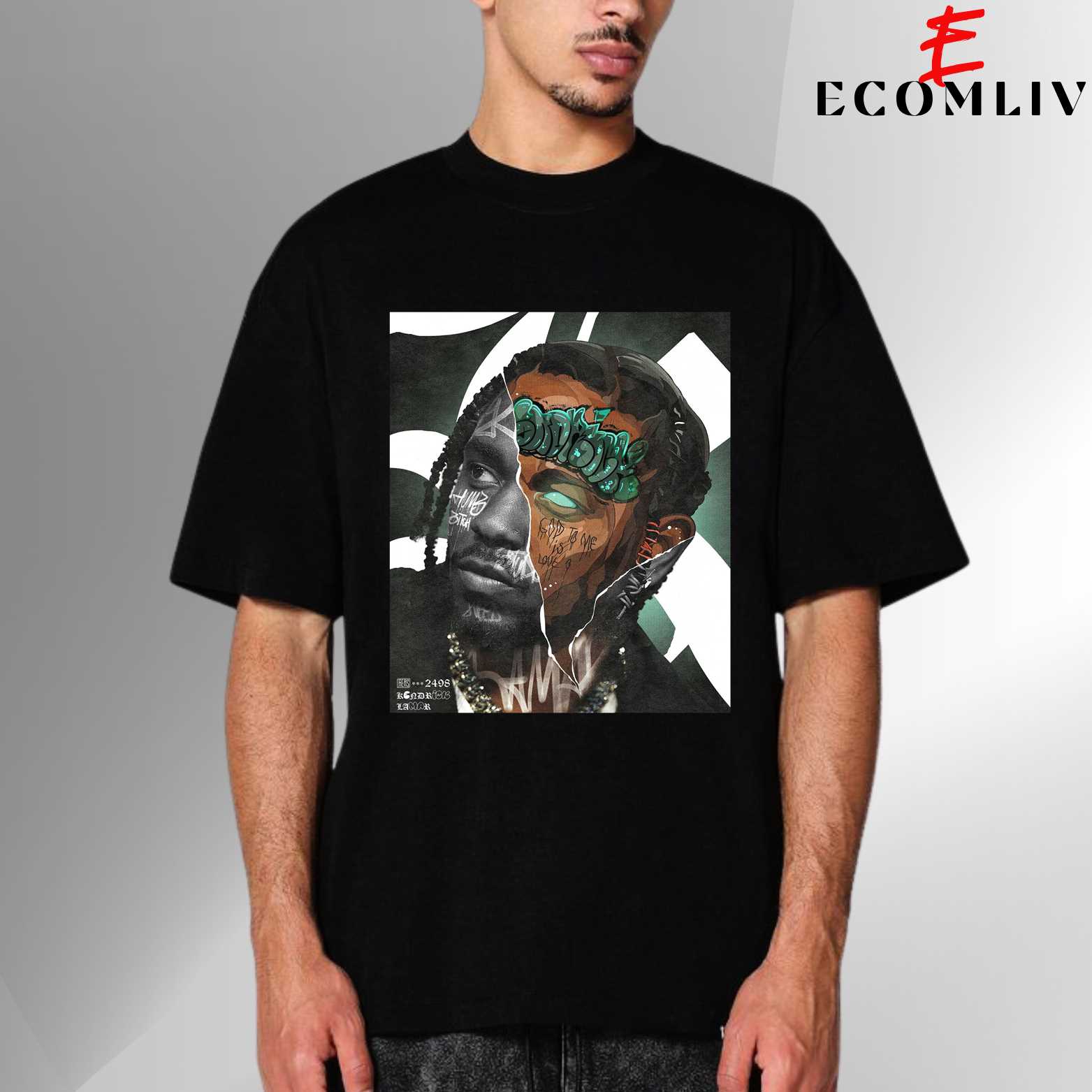 Kendrick Street Fit Tee, Viral Merch Unisex Look T-Shirt